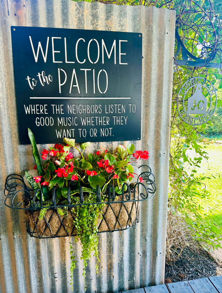 Patio Signs