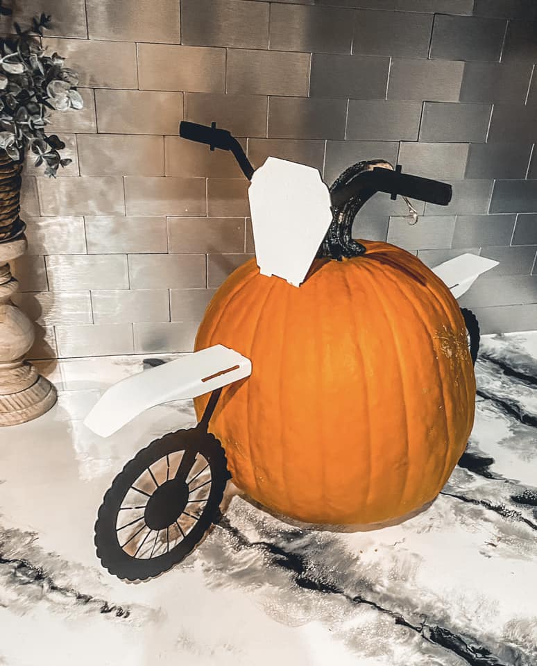 Dirt Bike Pumpkin Kit