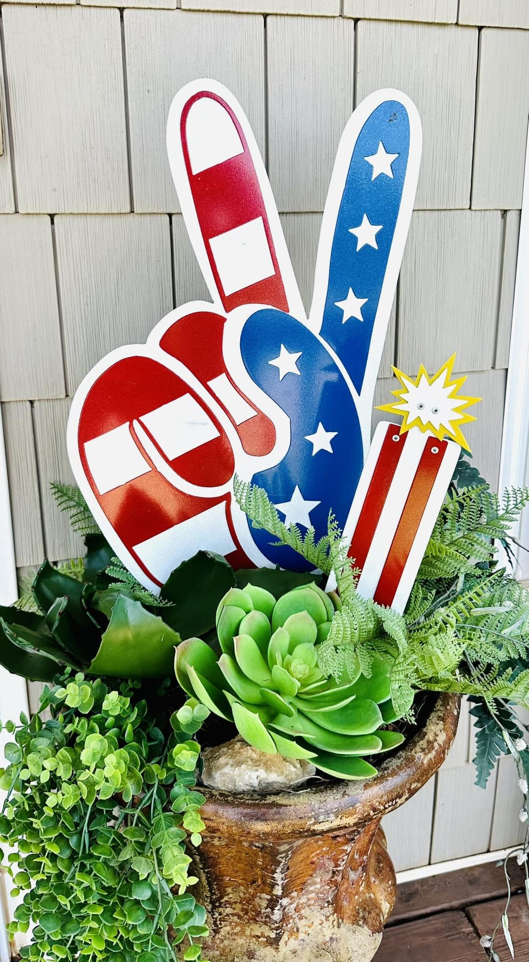 Stars & Stripes Peace Sign