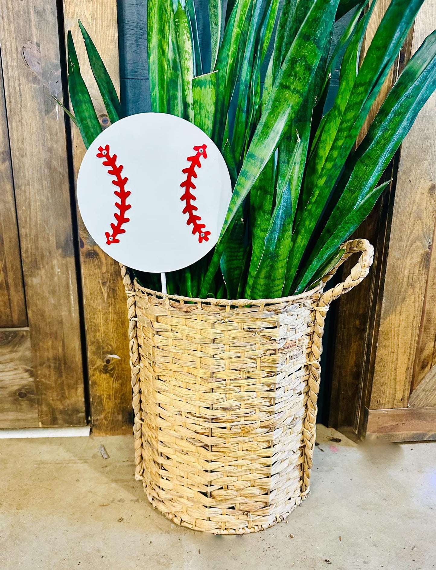 Mini Softball or Baseball Plant Spike