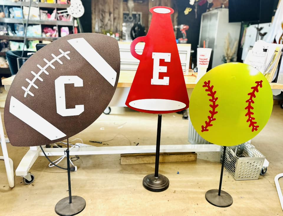Softball Spirit Yard Stake