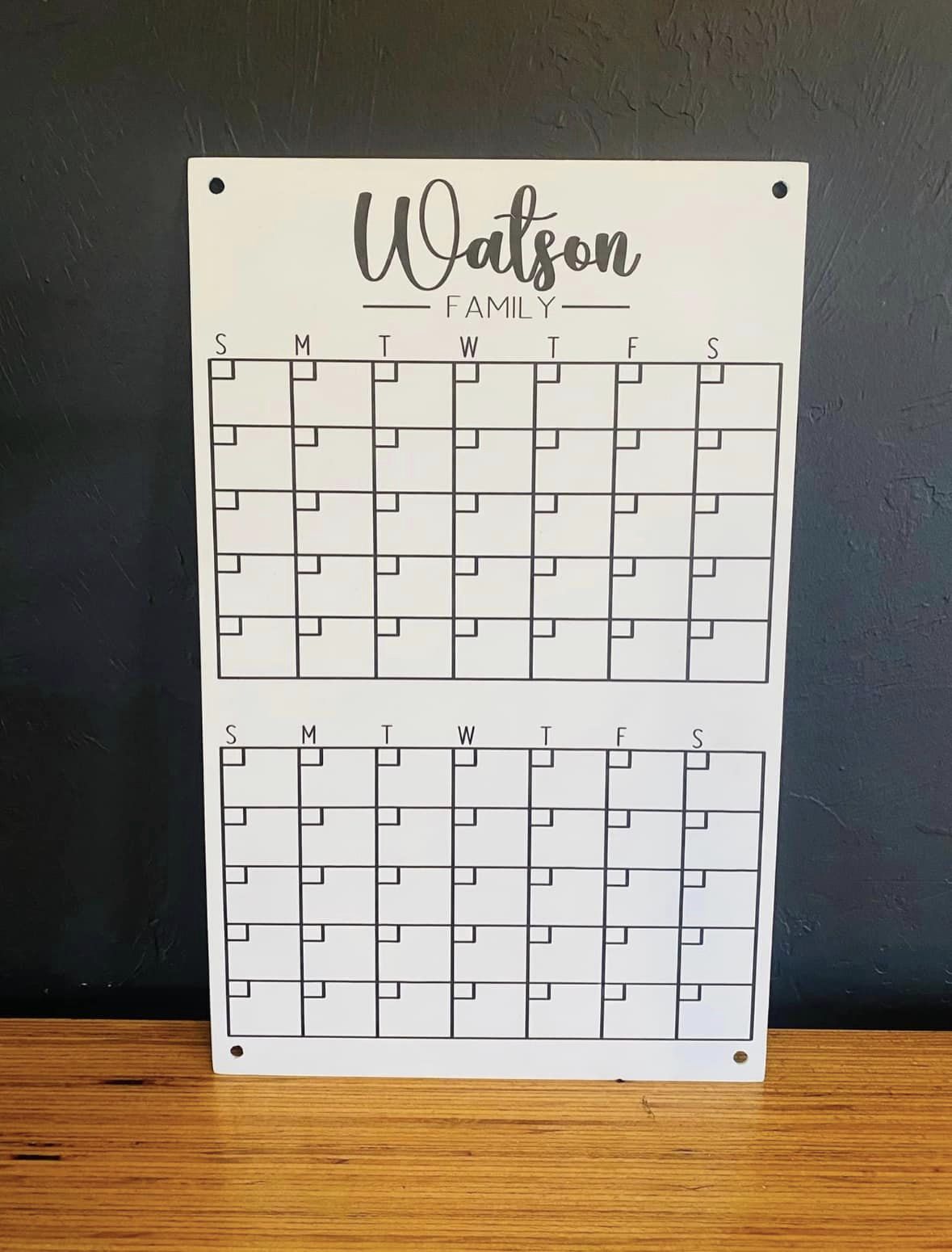 Custom Wall Calendar