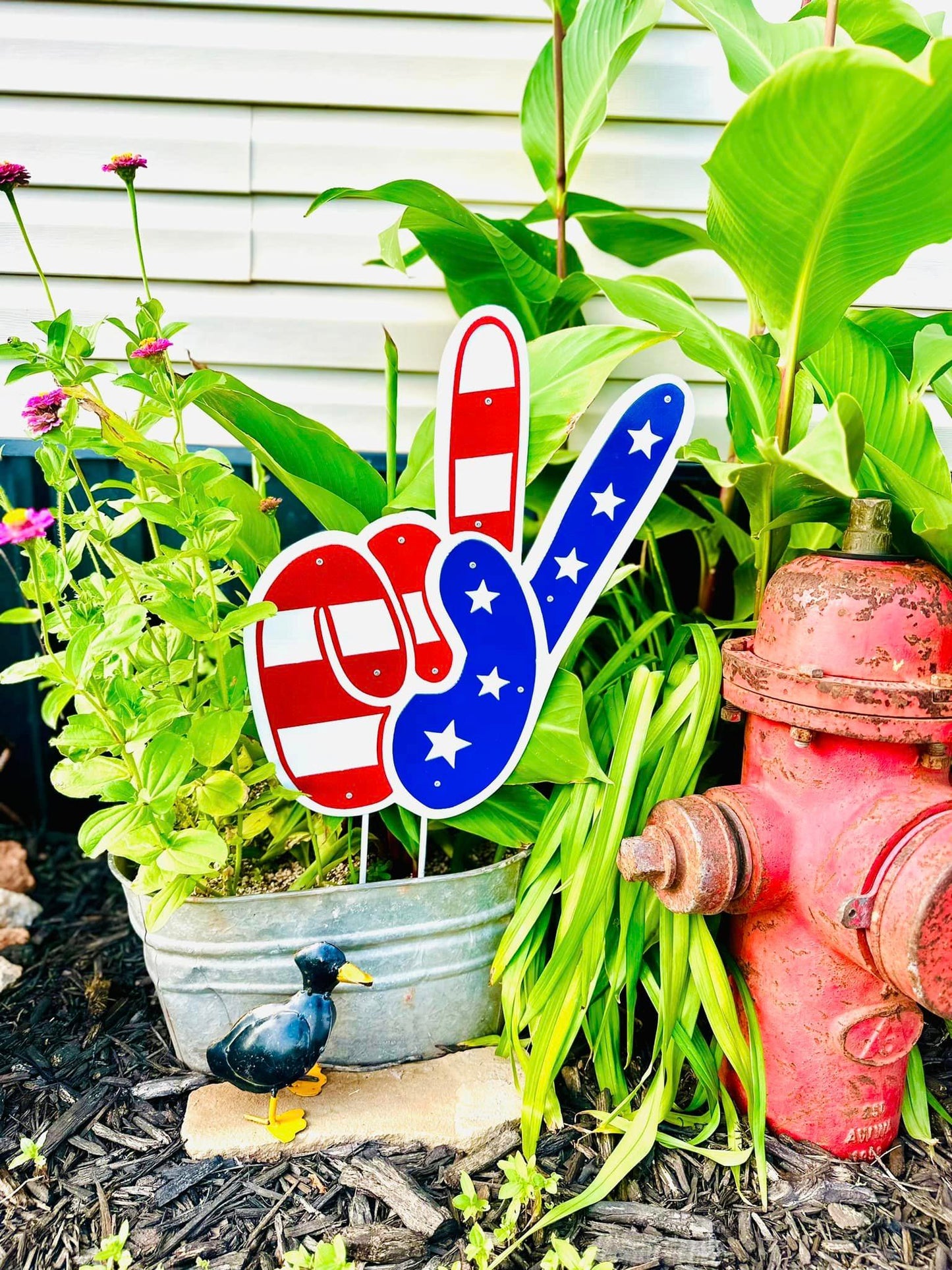Stars & Stripes Peace Sign