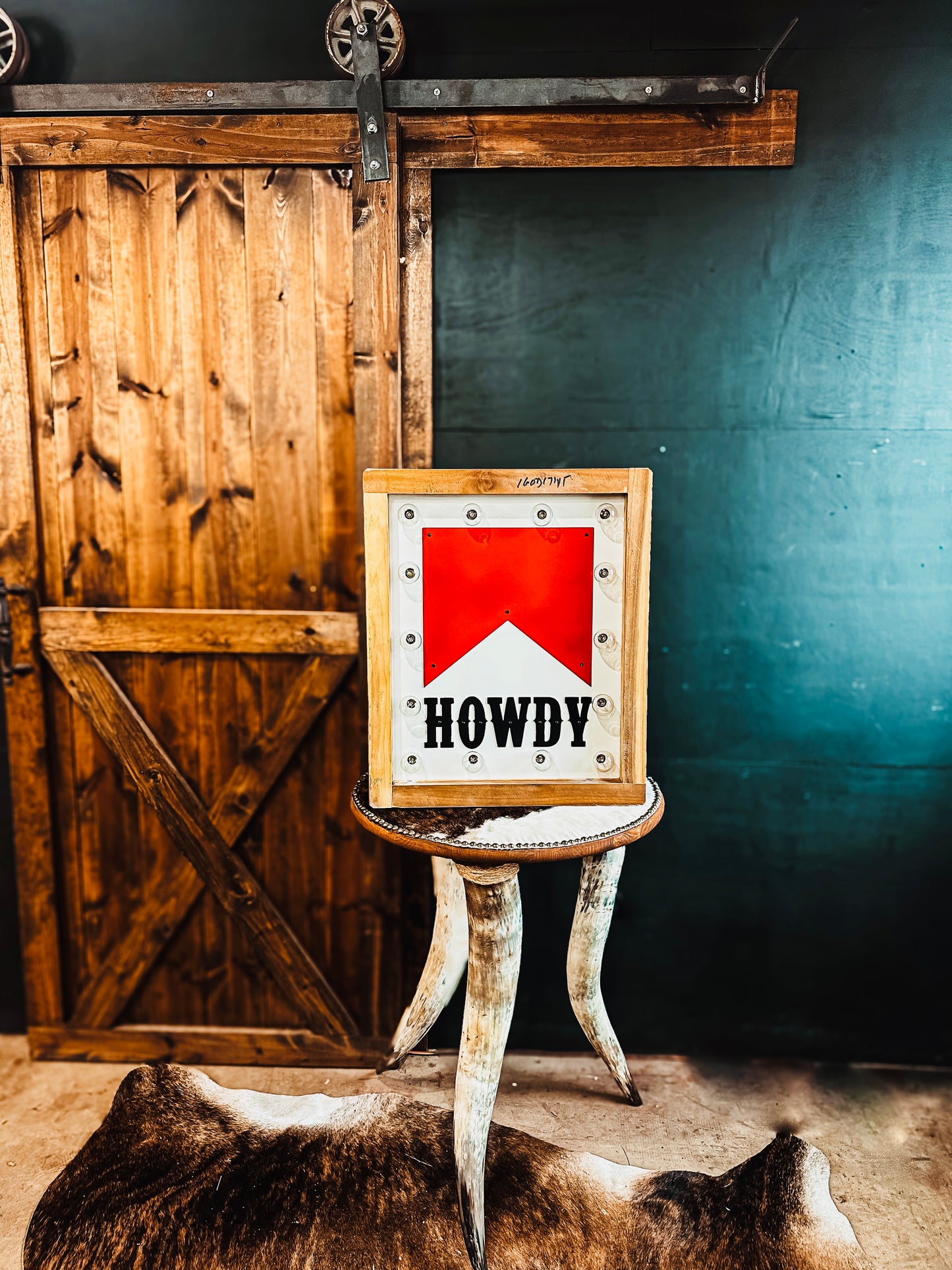 The Marlboro Howdy Marquee Sign