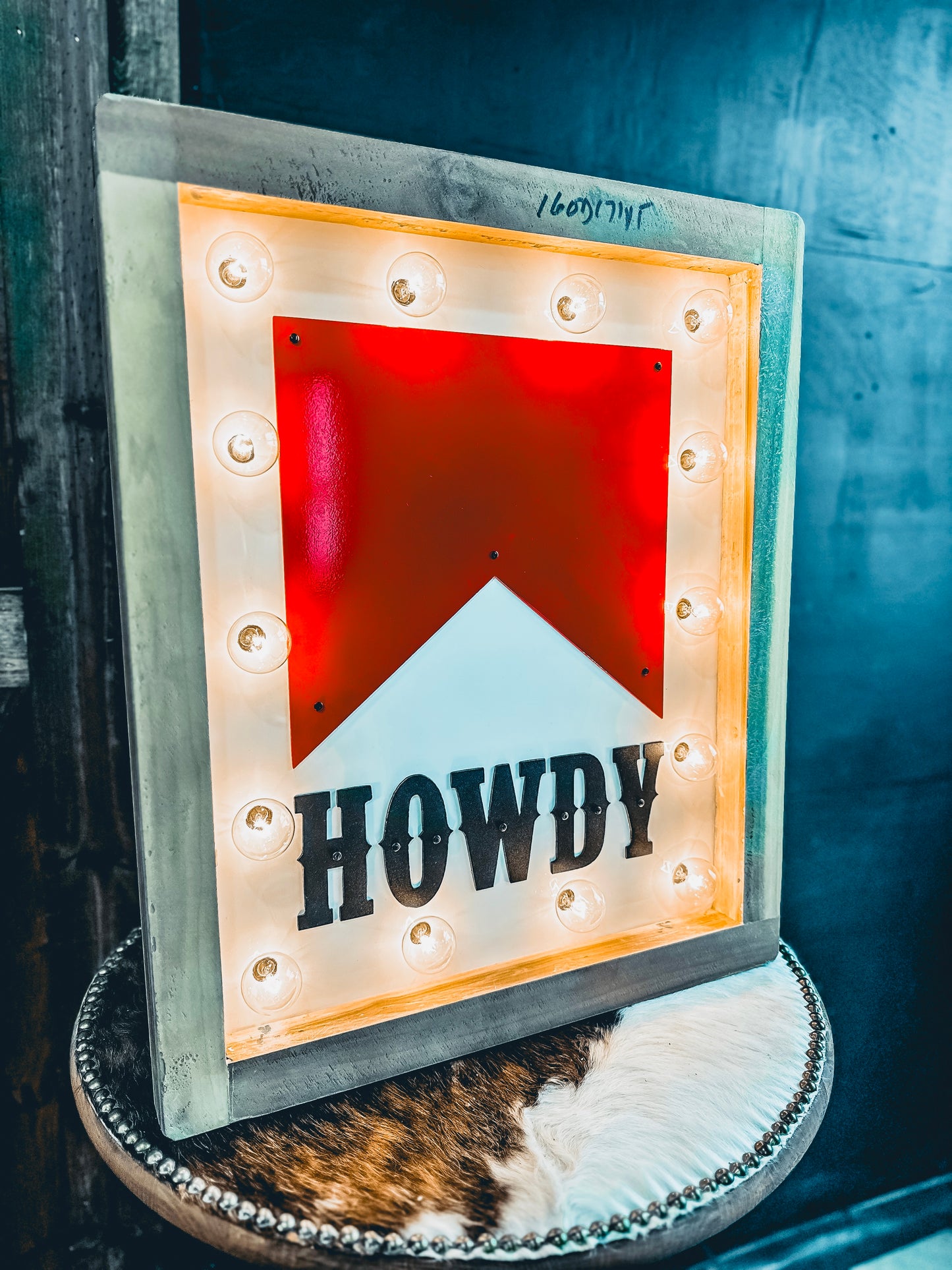 The Marlboro Howdy Marquee Sign