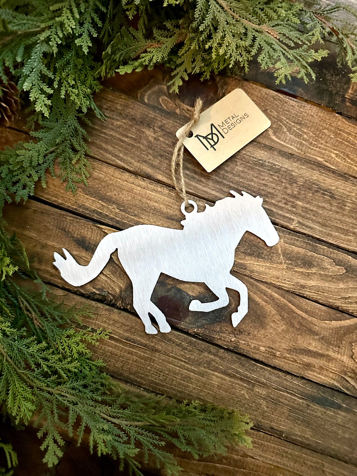 Horse Metal Ornament