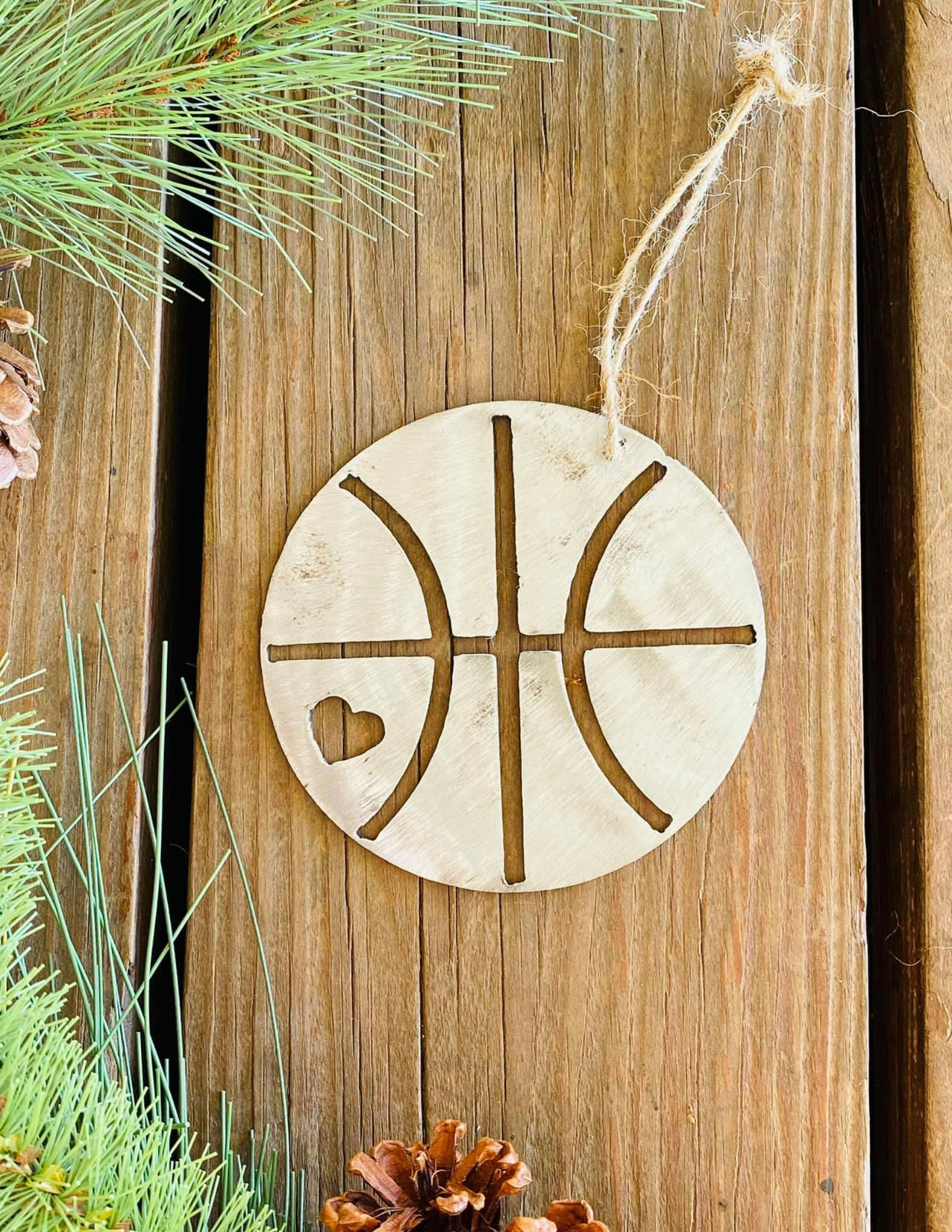 Basketball Metal Ornament