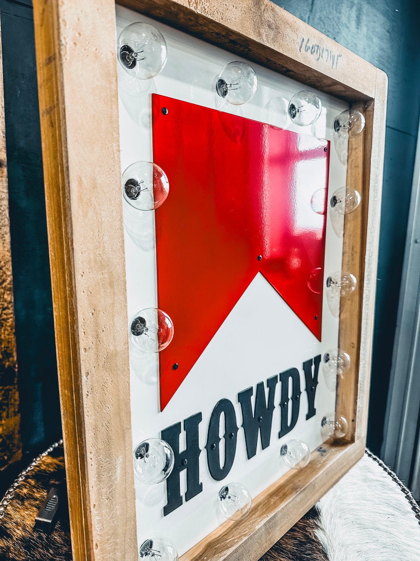 The Marlboro Howdy Marquee Sign