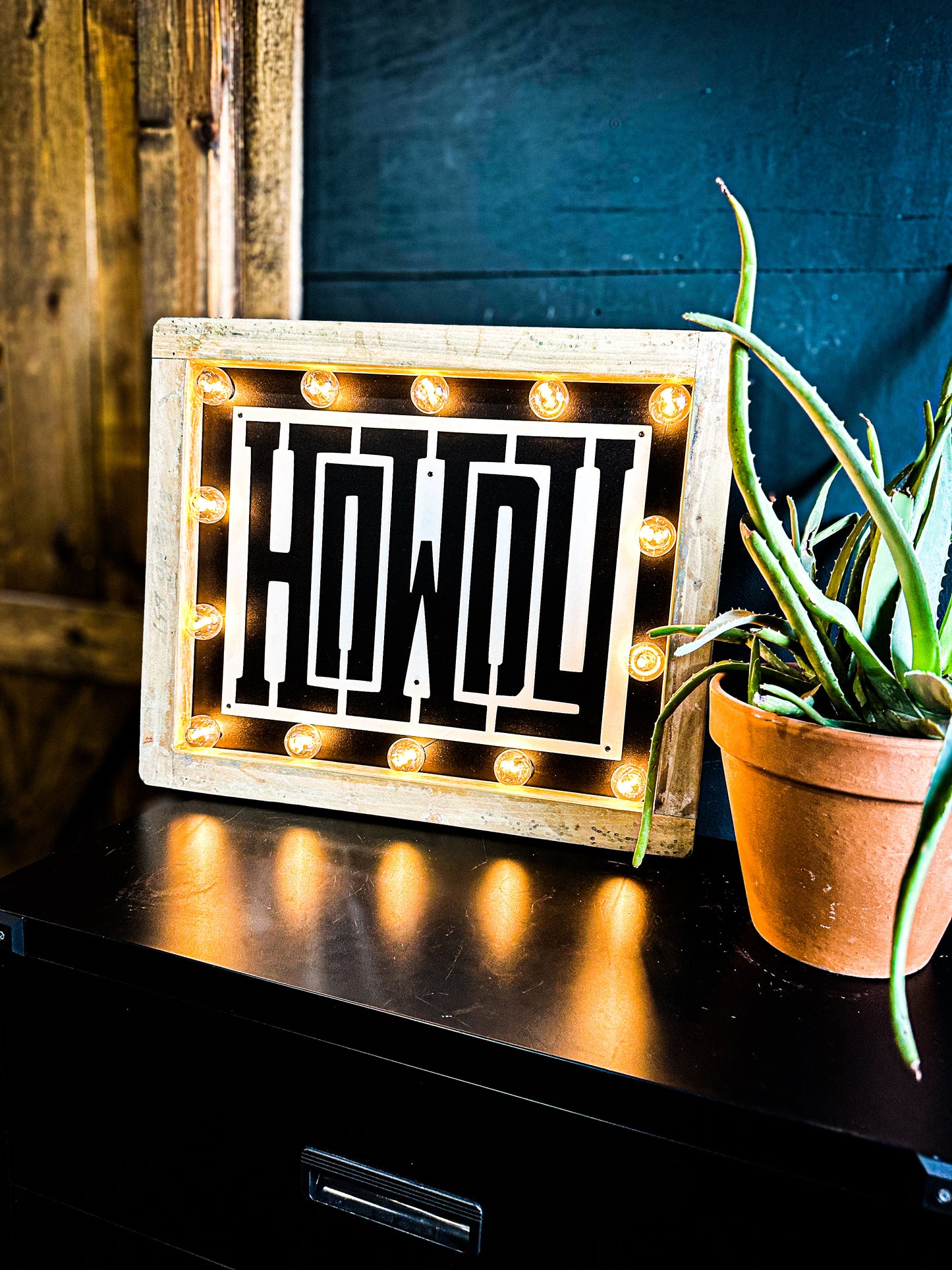Howdy Marquee Sign