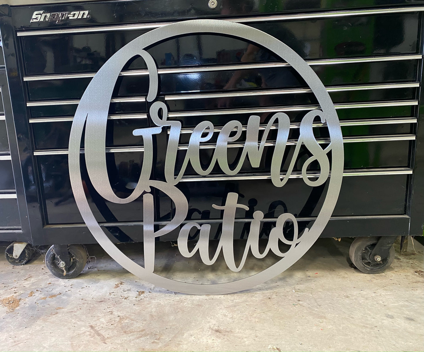 Custom Name Patio Sign