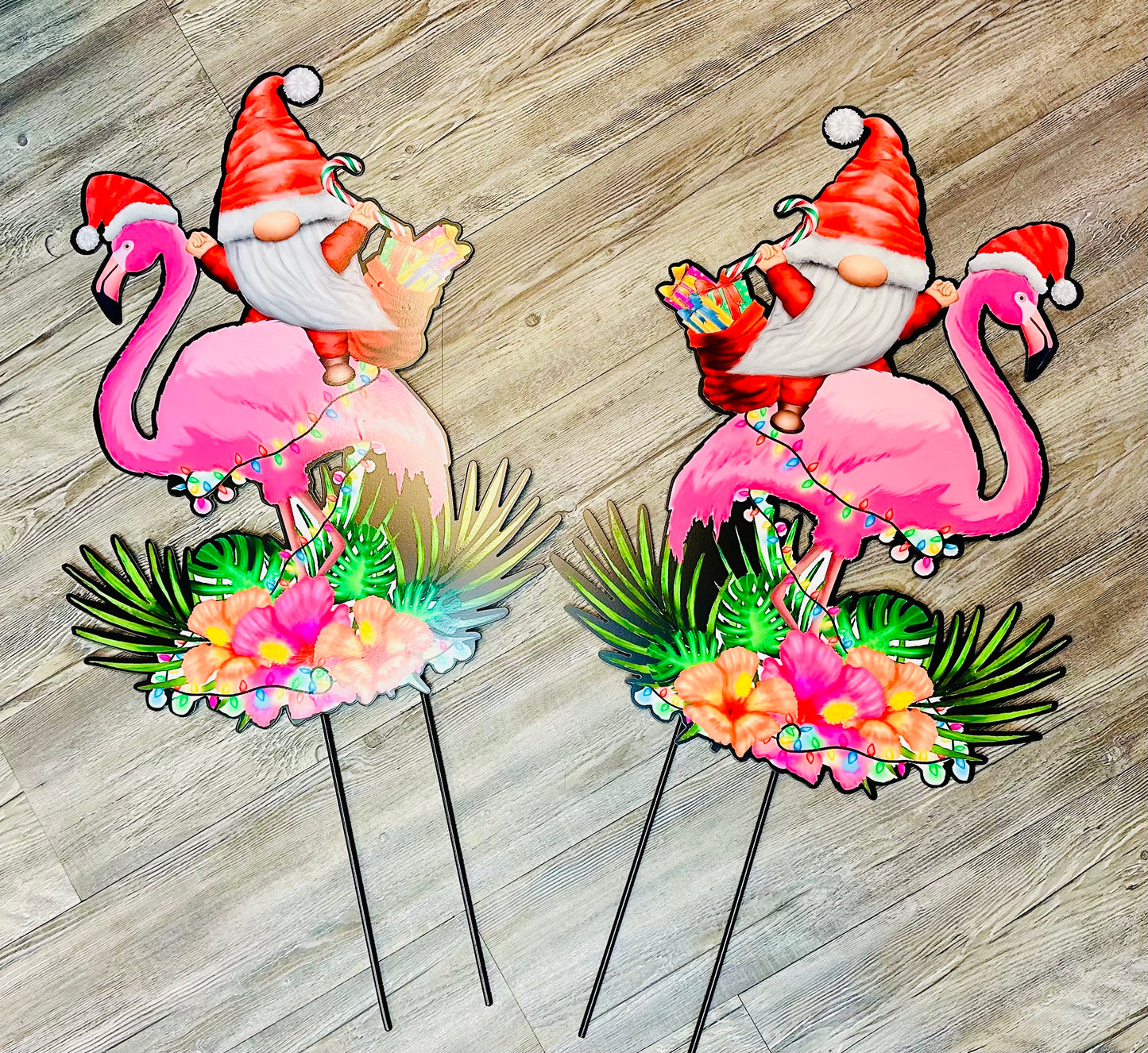 Red Flamingo Gnomes
