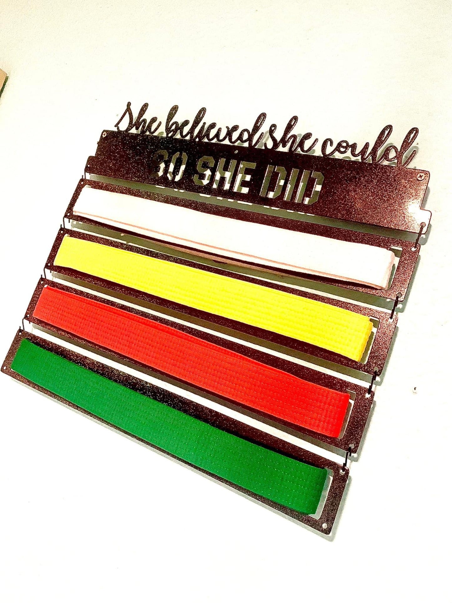 Custom Karate Belt Hanger