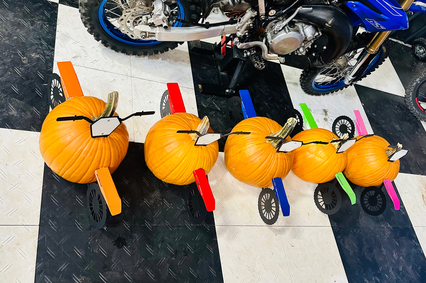 Dirt Bike Pumpkin Kit