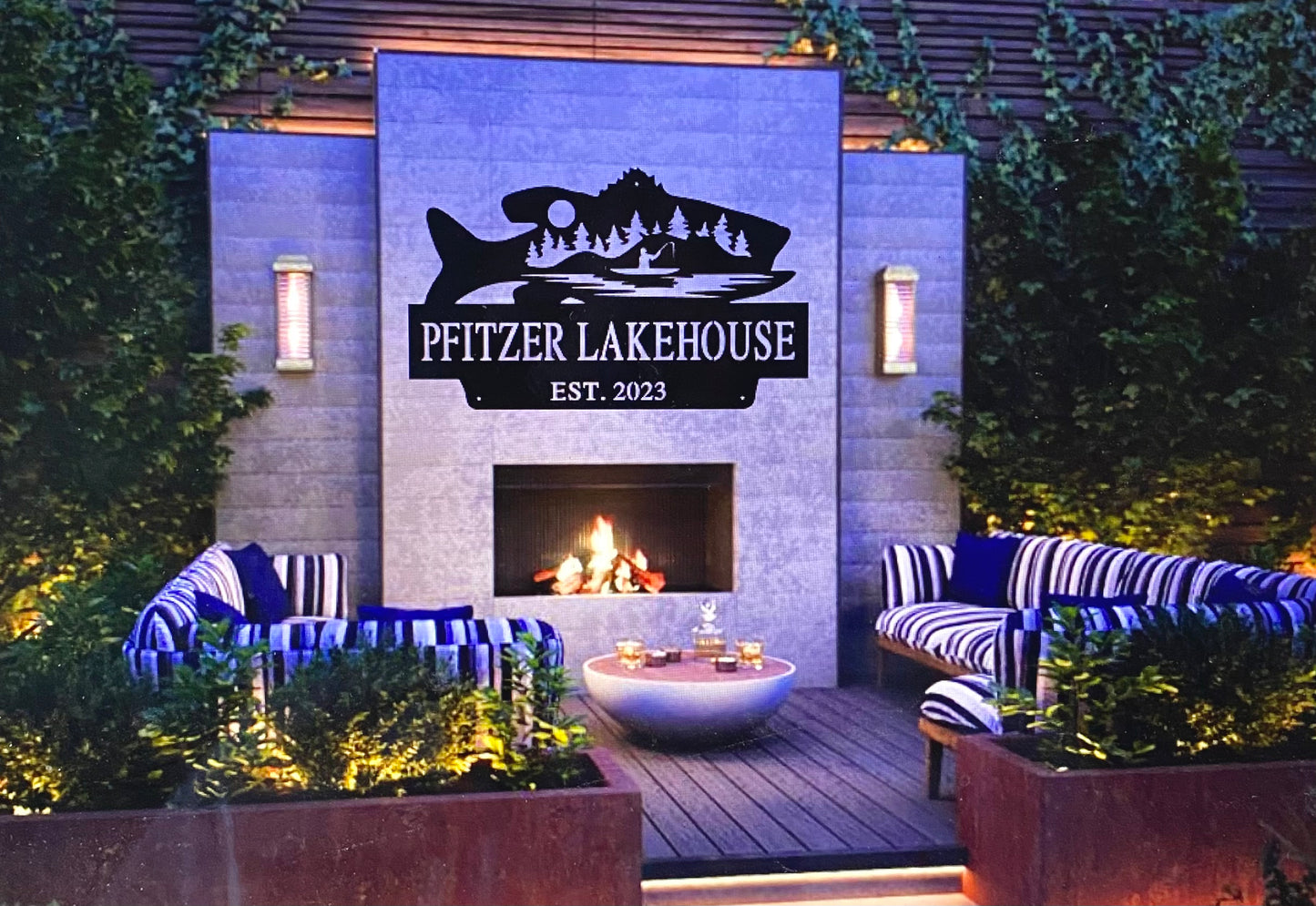 Custom Lake House Sign