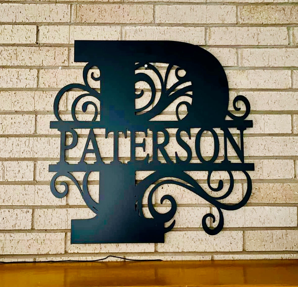 Custom Split Letter Monogram