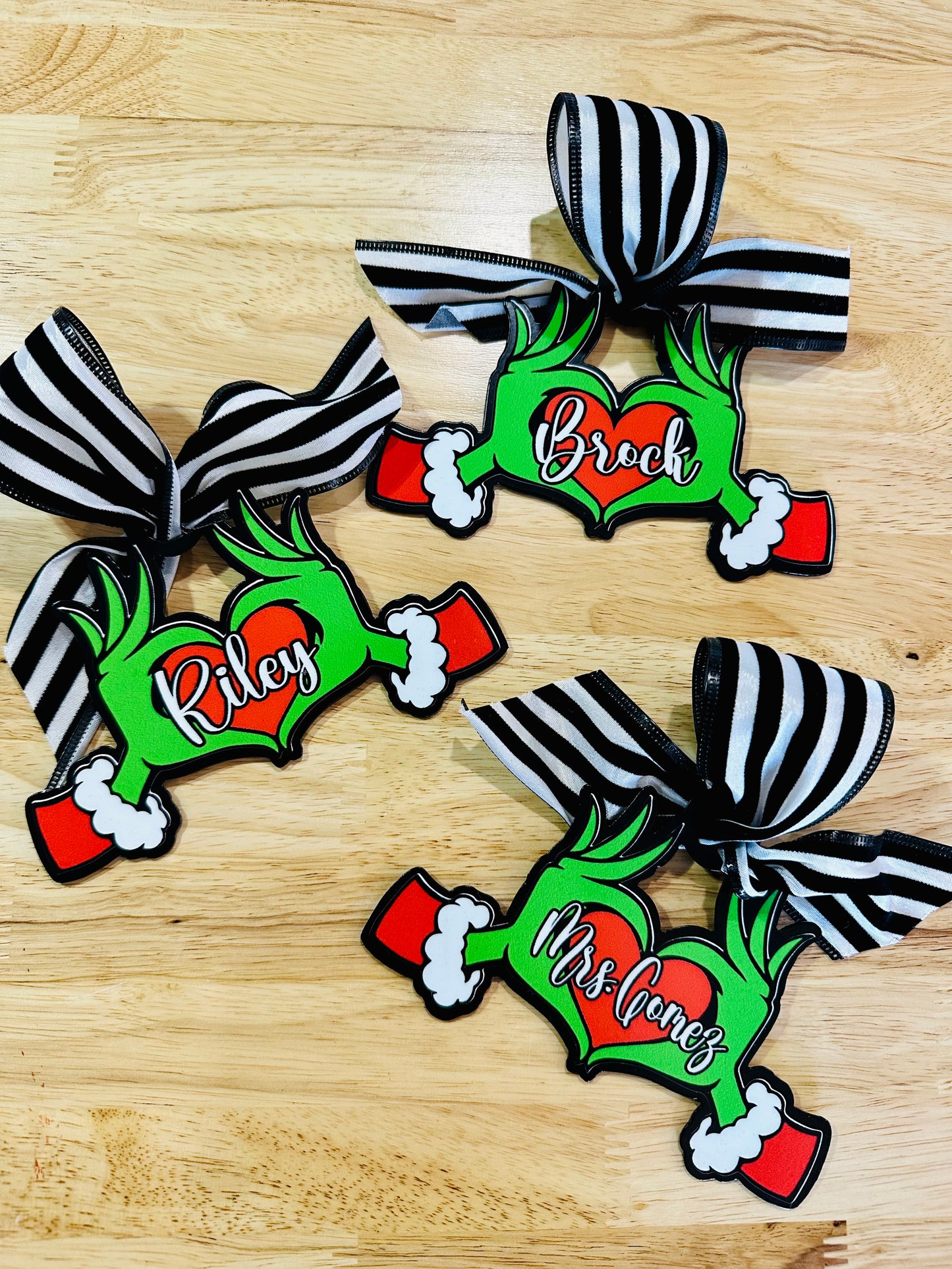 Custom Grinch Ornaments