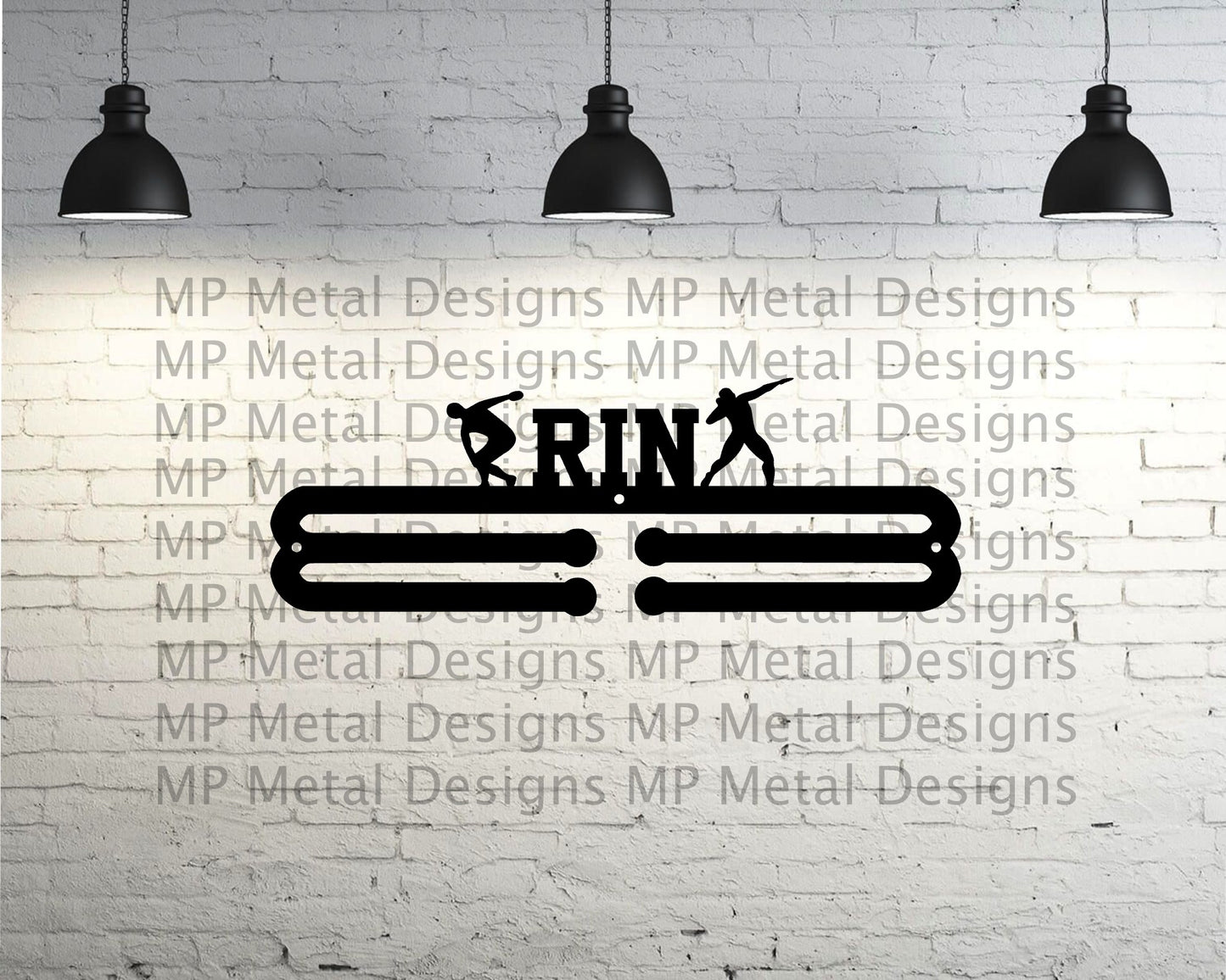 Flat Custom Name - Shotput - Medal Hanger
