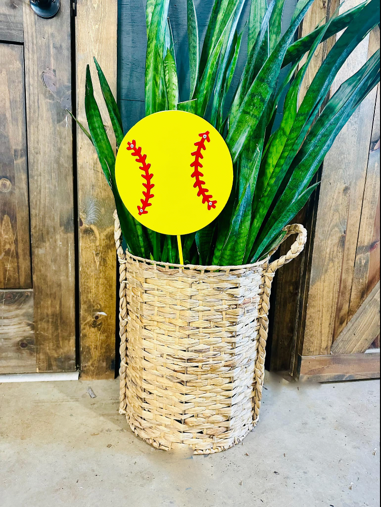 Mini Softball or Baseball Plant Spike