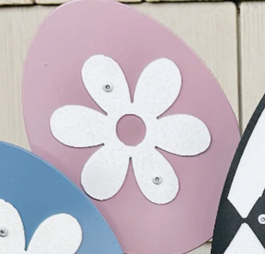 Small Pastel Flower Egg