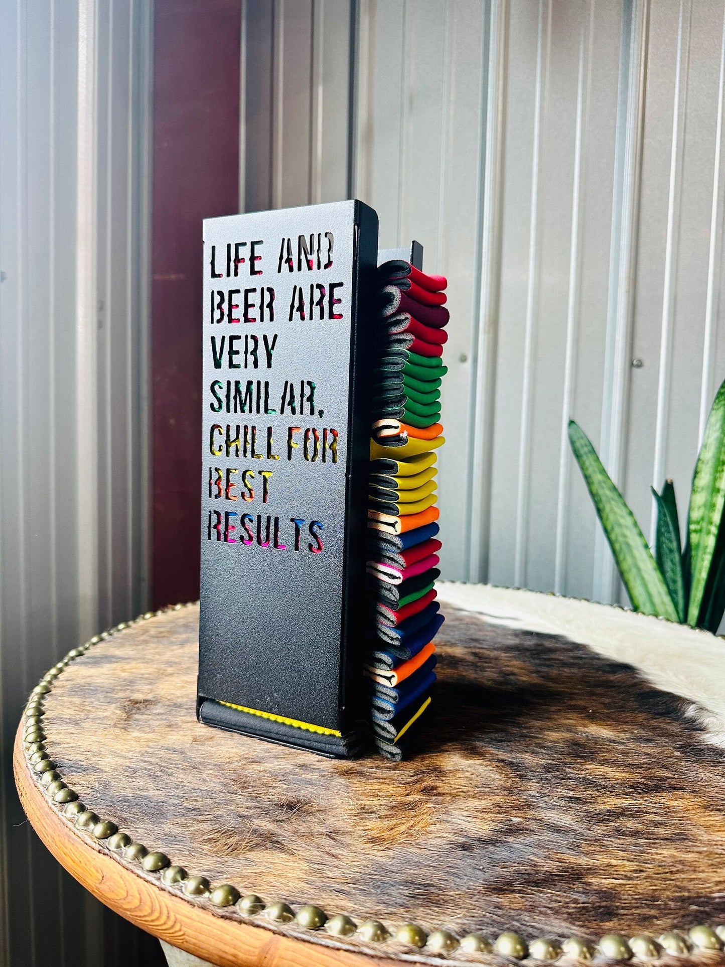 Life & Beer Are Very Similar - Koozie Holder