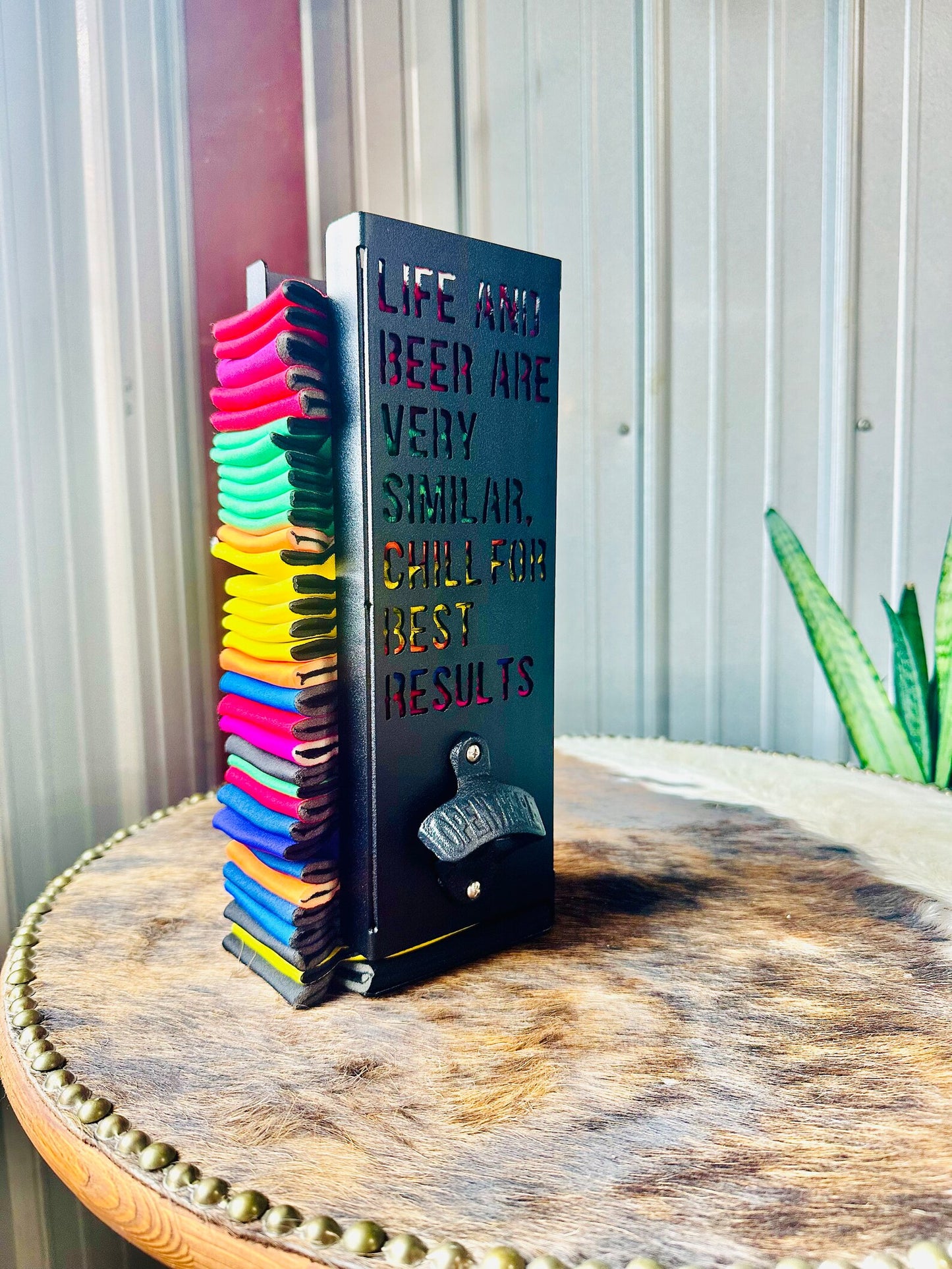 Life & Beer Are Very Similar - Koozie Holder