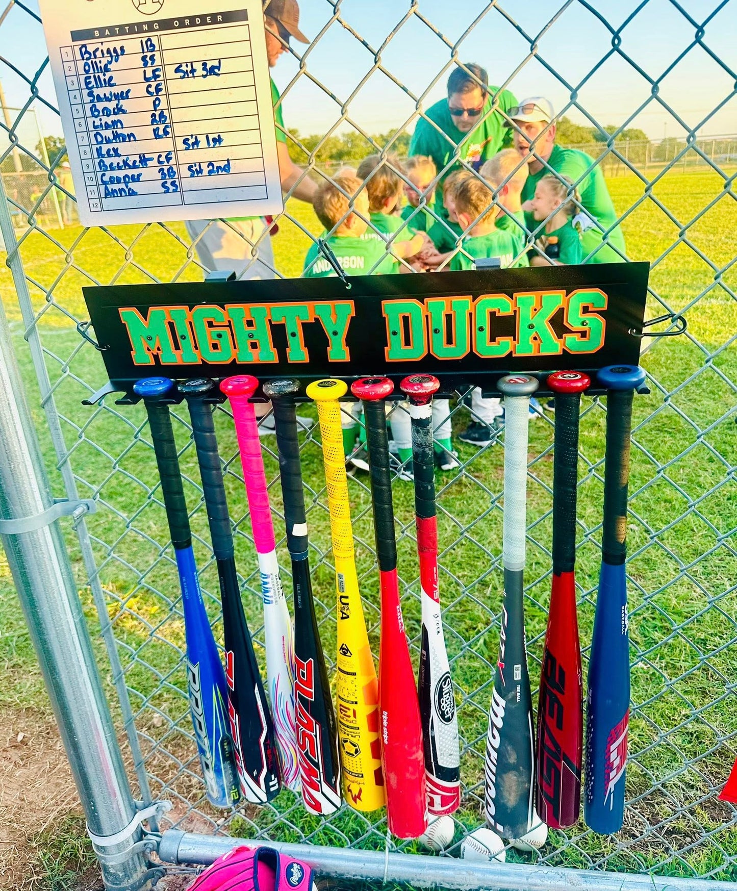 Custom Team Bat Hangers