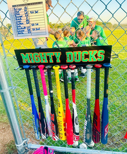 Custom Team Bat Hangers