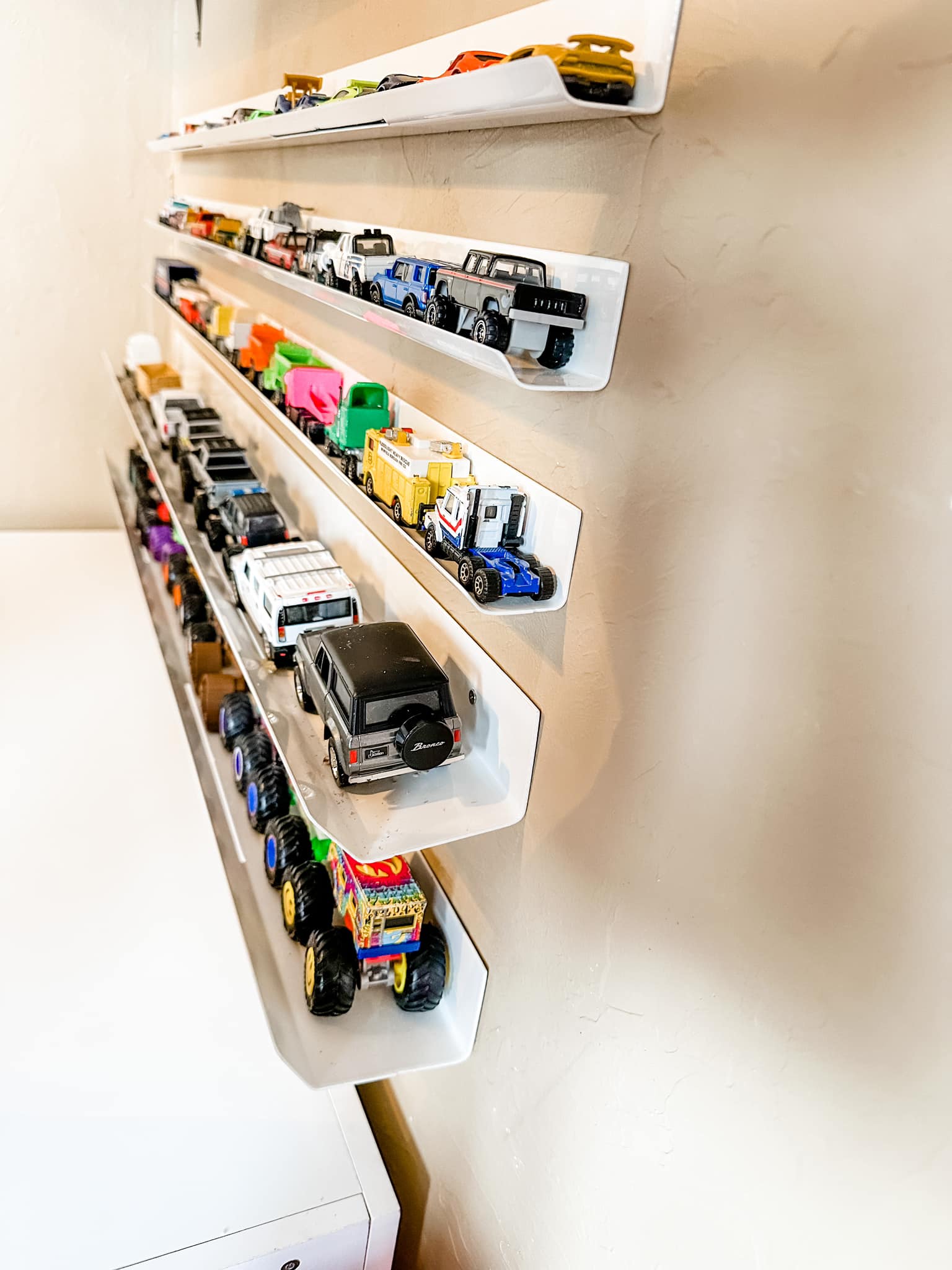 Wall Mounted Matchbox Storage Ideas Hotwheels Toy Car Display